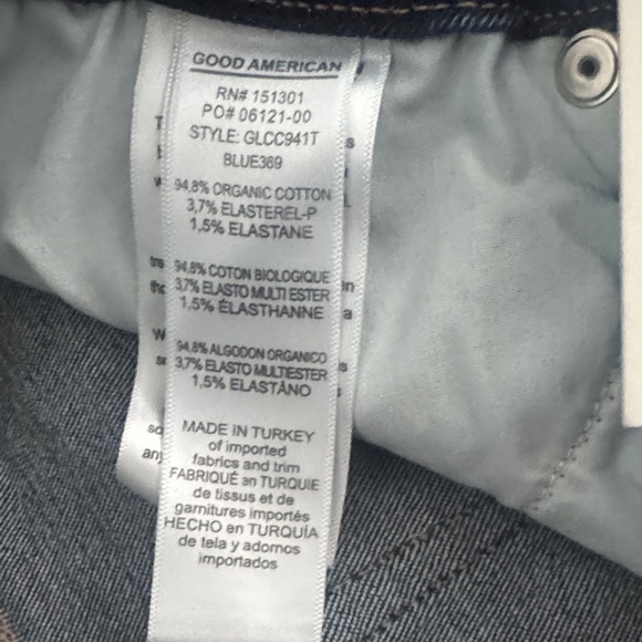 Good American Dark Blue Skinny Jeans - Picture 3 of 4